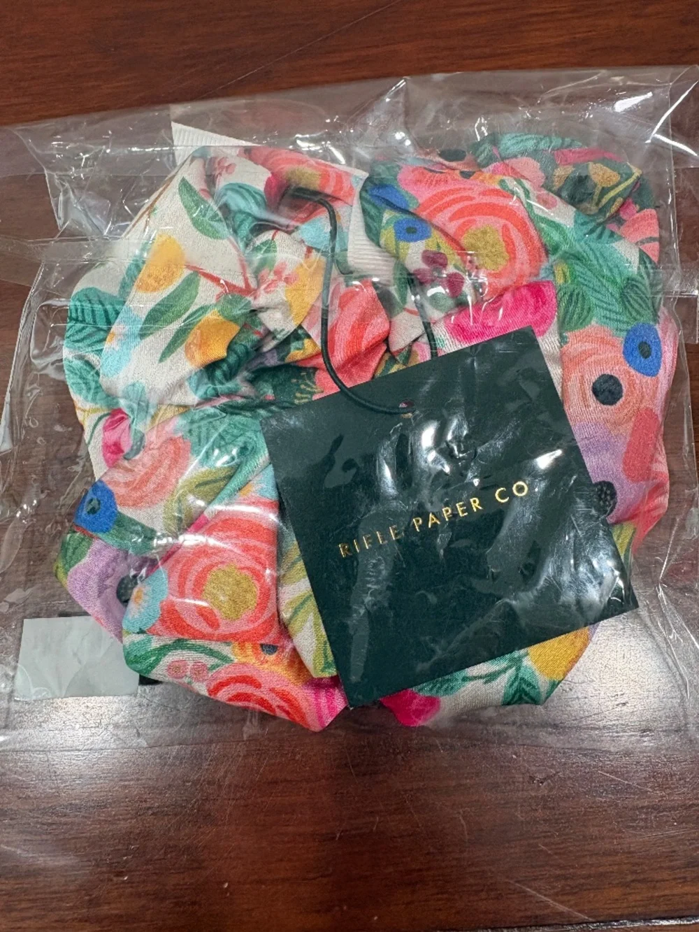 NWT Rifle Paper Co Garden Party Scrunchie Set of 3
